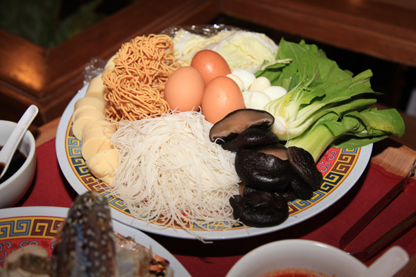 Noodles, ei, paksoi en paddenstoelen